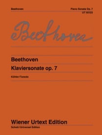 Beethoven: Piano Sonata Eb Major Opus 7 published by Wiener Urtext